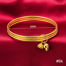 Load image into Gallery viewer, Fashion Multilayer Alluvial Gold Lotus Flower Bracelet Female Bangle Elegant Simple Lucky Bracelet Women Jewelry Gift Accessories
