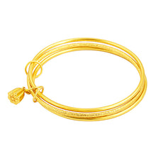 Load image into Gallery viewer, Fashion Multilayer Alluvial Gold Lotus Flower Bracelet Female Bangle Elegant Simple Lucky Bracelet Women Jewelry Gift Accessories
