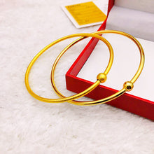 Load image into Gallery viewer, Fashion Alluvial Gold Open Bangle Vietnamese Sand Gold Frosted Glossy Creative Women Bracelet Jewelry Accessories
