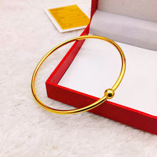 Load image into Gallery viewer, Fashion Alluvial Gold Open Bangle Vietnamese Sand Gold Frosted Glossy Creative Women Bracelet Jewelry Accessories
