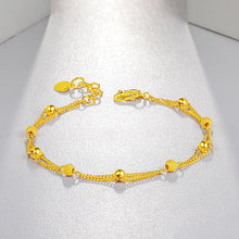 Load image into Gallery viewer, Fashion Alluvial Gold Vietnamese Sand Gold Frosted Glossy Beaded Bracelet Creative Elegant Bracelet Jewelry Accessories
