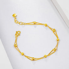 Load image into Gallery viewer, Fashion Alluvial Gold Vietnamese Sand Gold Frosted Glossy Beaded Bracelet Creative Elegant Bracelet Jewelry Accessories
