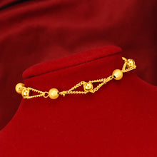 Load image into Gallery viewer, Fashion Alluvial Gold Vietnamese Sand Gold Frosted Glossy Beaded Bracelet Creative Elegant Bracelet Jewelry Accessories
