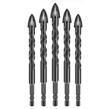 Load image into Gallery viewer, Drill Bits Set Glass Ceramic Concrete Hole Opener Brick Hard Alloy Triangle Bit Tool Kit Multifunctional Drilling Tools
