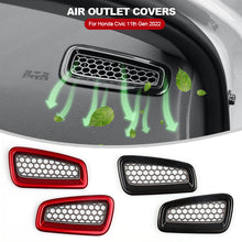 Load image into Gallery viewer, Pair Car Front Air Condition Outlet Vent Molding Cover Cap Trim Car Accessories For Honda Civic 11th Gen 2022
