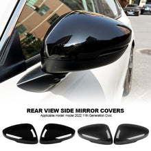 Load image into Gallery viewer, 2Pcs Carbon Fiber Style Rear View Side Mirror Cover Rearview Caps For Honda Civic 11th 2022 ABS
