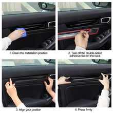 Load image into Gallery viewer, 4Pcs Car Auto Inner Door Handle Trim Strip Garnish Stickers Handrail Panel Cover Interior Accessories For Honda Civic 11th 2022
