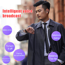 Load image into Gallery viewer, K55 Talk Time 20 Hours Bluetooth Headset BT5.2 Call Remind Vibration Sport Clip Driver Auriculares Earphone
