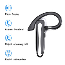Load image into Gallery viewer, YYK530 Bluetooth Handsfree Earphones Wireless Bussiness Headphone Noise Canceling Headset With Mic For Driver
