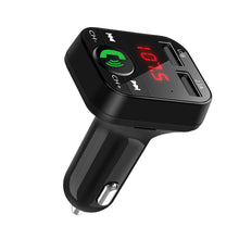Load image into Gallery viewer, Bluetooth Wireless Car kit Handfree LCD FM Transmitter Dual USB Car Charger 2.1A MP3 Music TF Card U disk AUX Player
