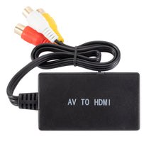 Load image into Gallery viewer, RCA to HDMI Converter, Composite to HDMI Adapter Support 1080P PAL/NTSC Compatible with PS one, PS3 PS2 STB Xbox VHS DVD VCR
