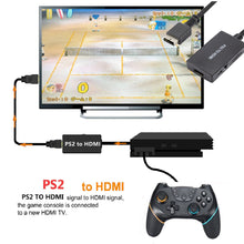 Load image into Gallery viewer, 1080P PS2 To HDMI-compatibale Audio Video Converter Adapter Support For PS1/2/3 Display Modes for HDTV PC Full HD Cable Adapter
