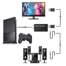 Load image into Gallery viewer, 1080P PS2 To HDMI-compatibale Audio Video Converter Adapter Support For PS1/2/3 Display Modes for HDTV PC Full HD Cable Adapter
