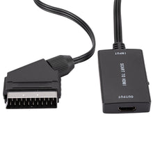 Load image into Gallery viewer, SCART to HDMI-compatible HD 720P/1080P Switch Converter with Cable, Wrugste Scart in HDMI-compatible Out Video Audio Converter
