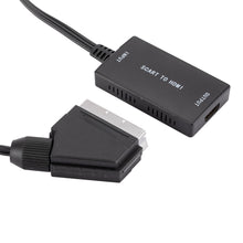 Load image into Gallery viewer, SCART to HDMI-compatible HD 720P/1080P Switch Converter with Cable, Wrugste Scart in HDMI-compatible Out Video Audio Converter
