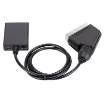 Load image into Gallery viewer, Scart to HDMI-compatible Converter 720P 1080P Video Audio Converter Adapter for HD TV DVD For Sky Box STB Plug and Play DC Cable
