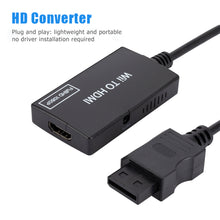 Load image into Gallery viewer, HD 720P/1080P WII to HDMI-Compatible Converter With Cable And With 3.5MM Jack Audio For HDTV Monitor Display Wii to HDMI Adapter
