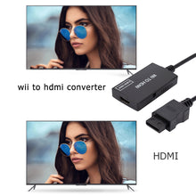 Load image into Gallery viewer, HD 720P/1080P WII to HDMI-Compatible Converter With Cable And With 3.5MM Jack Audio For HDTV Monitor Display Wii to HDMI Adapter
