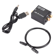 Load image into Gallery viewer, Digital to Analog Audio Converter Optical Fiber Coaxial Signal to Analog DAC Spdif Stereo 3.5MM Jack 2*RCA Amplifier Decoder
