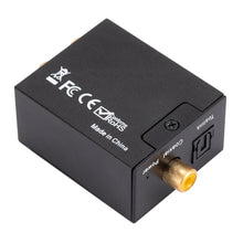 Load image into Gallery viewer, Digital to Analog Audio Converter Optical Fiber Coaxial Signal to Analog DAC Spdif Stereo 3.5MM Jack 2*RCA Amplifier Decoder
