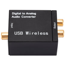 Load image into Gallery viewer, Digital to Analog Audio Converter Optical Fiber Coaxial Signal to Analog DAC Spdif Stereo 3.5MM Jack 2*RCA Amplifier Decoder
