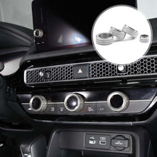 Load image into Gallery viewer, 4Pcs Aluminum Alloy Central Control Air Conditioner Volume Adjustment Knob Ring Car Accessories for Honda Civic 11th 2022

