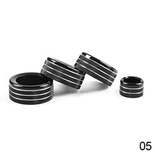 Load image into Gallery viewer, 4Pcs Aluminum Alloy Central Control Air Conditioner Volume Adjustment Knob Ring Car Accessories for Honda Civic 11th 2022
