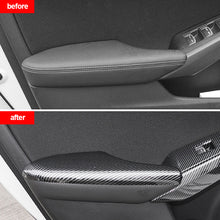 Load image into Gallery viewer, 4Pcs Carbon Fiber Car Door Armrest Panel Cover Trim Decorative Sticker Interior Accessories For 11Th Gen Honda Civic 2022
