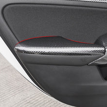 Load image into Gallery viewer, 4Pcs Carbon Fiber Car Door Armrest Panel Cover Trim Decorative Sticker Interior Accessories For 11Th Gen Honda Civic 2022
