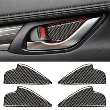 Load image into Gallery viewer, 4Pcs Carbon Fiber Interior Door Handle Bowl Panel Cover Trim for Mazda 2 3 6 Demio CX-3 CX-5 CX-7 CX-9 MX5 2017 - 2019
