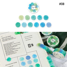 Load image into Gallery viewer, 100Pcs Washi Tape Hard Candy Series Paper Tape Hand Account DIY Decorative Stickers Photo Decor Masking Tape
