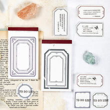 Load image into Gallery viewer, Fantasy Series Hollowing Frame Material Memo Pads DIY Material Paper Pack Junk Journal Scrapbooking Vintage Notes Stationery

