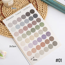 Load image into Gallery viewer, Korea Ins Dot Smiley Face Sticker Cartoon Hand Account Sticker Decoration Material Paper Small Custom Stickers
