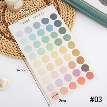 Load image into Gallery viewer, Korea Ins Dot Smiley Face Sticker Cartoon Hand Account Sticker Decoration Material Paper Small Custom Stickers
