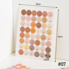 Load image into Gallery viewer, Korea Ins Dot Smiley Face Sticker Cartoon Hand Account Sticker Decoration Material Paper Small Custom Stickers
