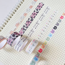 Load image into Gallery viewer, Cute Korea Bear Washi Tape Masking Tape DIY Scrapbooking Diary Journal Decoration Tape Adhesive Tapes Paper Stationery Sticker
