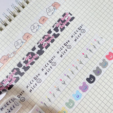 Load image into Gallery viewer, Cute Korea Bear Washi Tape Masking Tape DIY Scrapbooking Diary Journal Decoration Tape Adhesive Tapes Paper Stationery Sticker
