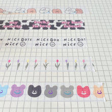 Load image into Gallery viewer, Cute Korea Bear Washi Tape Masking Tape DIY Scrapbooking Diary Journal Decoration Tape Adhesive Tapes Paper Stationery Sticker
