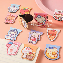 Load image into Gallery viewer, Cute Cartoon Bear Magnetic Bookmark Paper Clip Kawaii Rabbit Student Stationery Books Marker of Page School Office Supply
