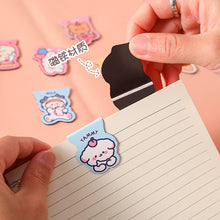 Load image into Gallery viewer, Cute Cartoon Bear Magnetic Bookmark Paper Clip Kawaii Rabbit Student Stationery Books Marker of Page School Office Supply
