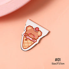 Load image into Gallery viewer, Cute Cartoon Bear Magnetic Bookmark Paper Clip Kawaii Rabbit Student Stationery Books Marker of Page School Office Supply
