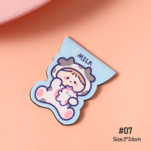 Load image into Gallery viewer, Cute Cartoon Bear Magnetic Bookmark Paper Clip Kawaii Rabbit Student Stationery Books Marker of Page School Office Supply
