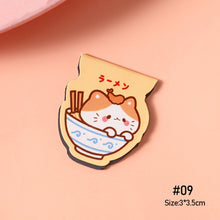 Load image into Gallery viewer, Cute Cartoon Bear Magnetic Bookmark Paper Clip Kawaii Rabbit Student Stationery Books Marker of Page School Office Supply
