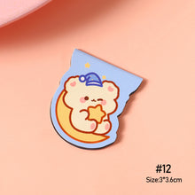 Load image into Gallery viewer, Cute Cartoon Bear Magnetic Bookmark Paper Clip Kawaii Rabbit Student Stationery Books Marker of Page School Office Supply
