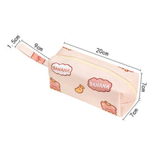 Load image into Gallery viewer, Cute Bear Large Capacity Handle Bag Simple Multi-Function Double Pencil Case Pen Organizer Pouch with Zip for Kids Boys Girls School Office Supplies
