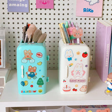 Load image into Gallery viewer, Kawaii Organizer Refrigerator Pen Holder Student Cute Large-capacity Desktop Organizer Storage Creative Tube Sweet Pencil Case
