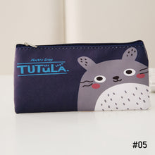 Load image into Gallery viewer, Cute Cartoon Animal Series Pencil Bag Portable Soft PU Pencil Case Stationery School Office Supplies for Kids Boys Girls
