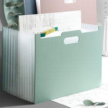 Load image into Gallery viewer, Portable Large A4 File Folder Organizer Bag Standing Accordions 13 Pockets Expanding Folder for Documents Office School Supplies
