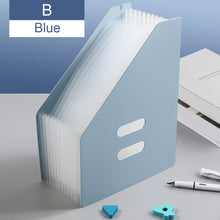 Load image into Gallery viewer, Portable Large A4 File Folder Organizer Bag Standing Accordions 13 Pockets Expanding Folder for Documents Office School Supplies
