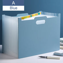 Load image into Gallery viewer, Portable Large A4 File Folder Organizer Bag Standing Accordions 13 Pockets Expanding Folder for Documents Office School Supplies
